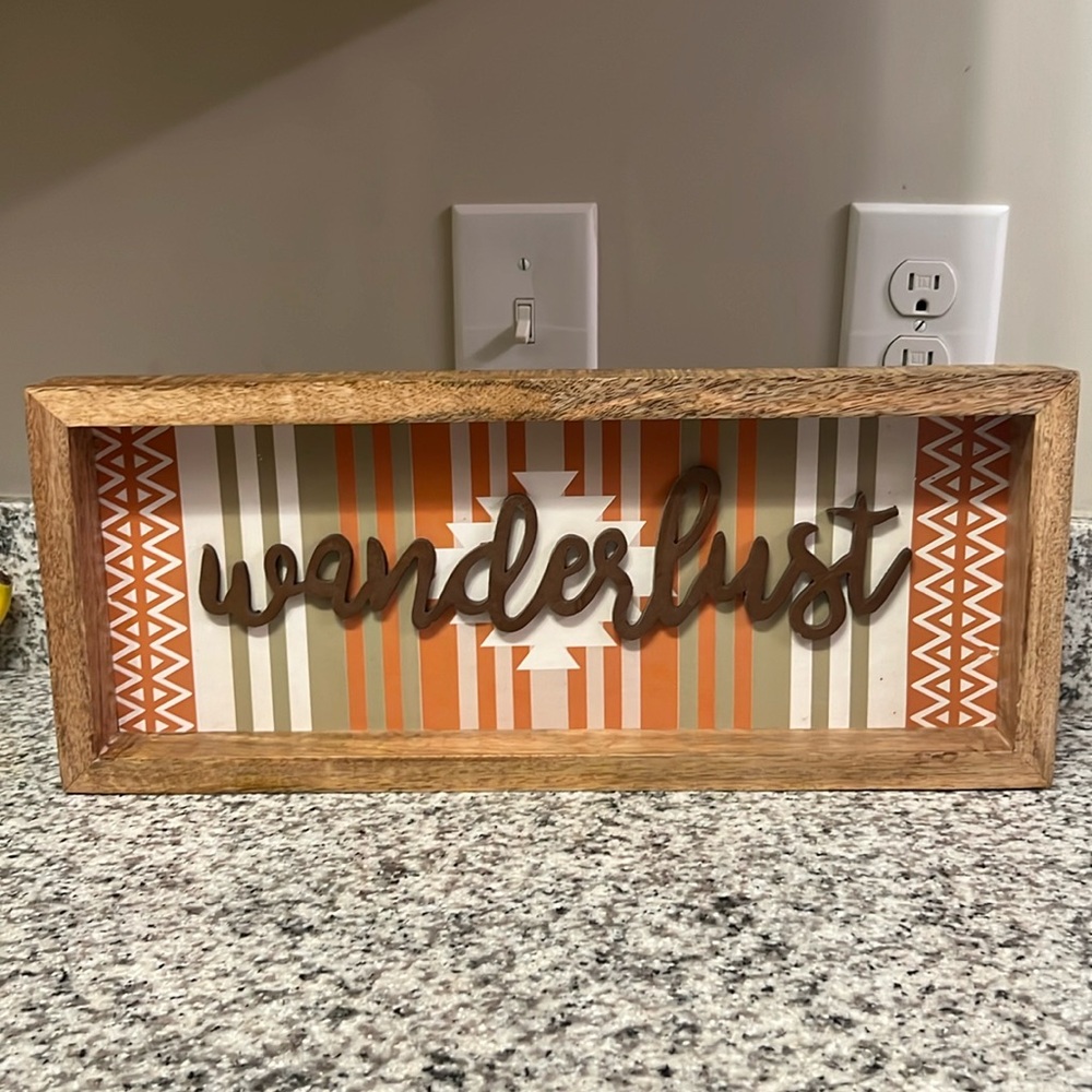 Boot Barn Ranch “Wanderlust” Sign/Home Decor